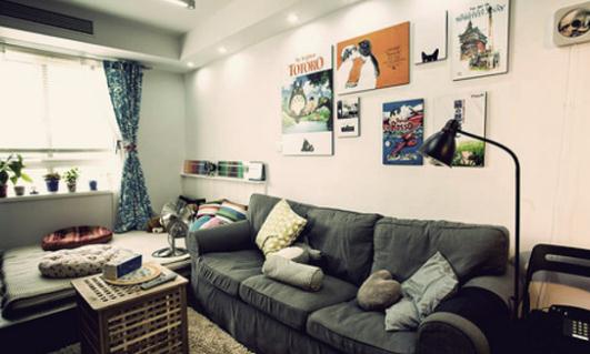 客厅背景墙的设计方案:魅力灯光